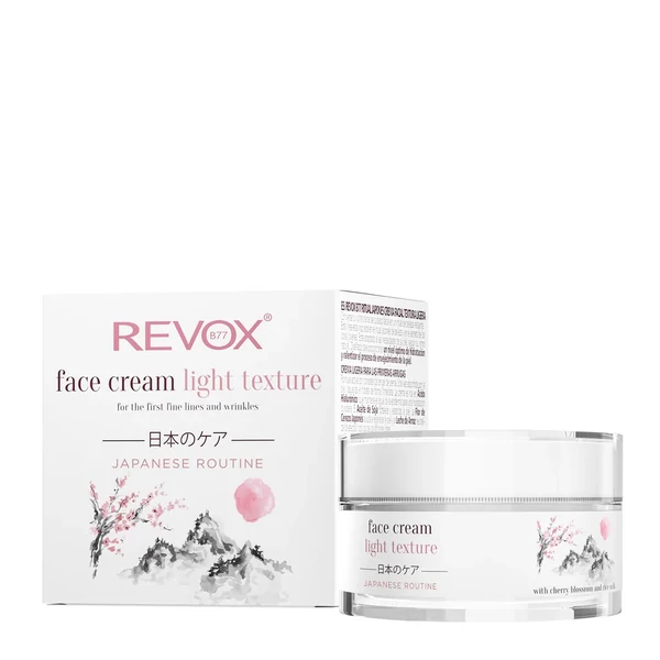 Revox B77 Japanese Ritual Arckrém gél hialuronsavval és cseresznyevirág kivonattal rizstejjel 50 ml