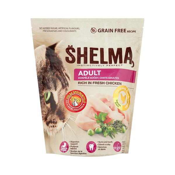 Shelma felnőtt macska száraz FM Grain free 750g, csirke